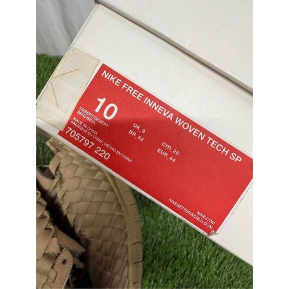 Size 10 NIKE 2014 FREE INNEVA WOVEN TECH SP 705797 220 DESERT PRESTO AIR MAX‎ 1 - Picture 7 of 7
